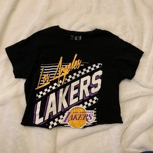 LA Lakers Cropped Tee